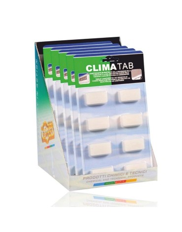 Pastile igienizante CLEANEX CLIMATAB PLUS pentru curatare traseu condens la instalatia de климатик, 8 pastile