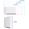 вентилаторен конвектор pentru pardoseală Daikin Altherma HPC FWXV15ATV3 2,33kW