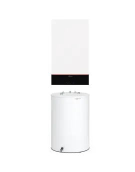Pachet котел Viessmann Vitodens 100-W S1 25kW, бойлер 120 litri, комплект за отвод ВКЛЮЧЕН