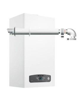 котел Ariston Cares S 30 kW, топлообменник от INOX, за площи до 200 mp, комплект de evacuare включен