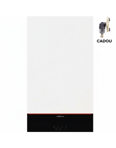 котел cu бойлер incorporat 46 litri Viessmann Vitodens 111-W S1 25kW, CADOU-филтър Anti-Magnetita