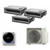 мултисплит климатик Daikin Duct cu три тела вътрешни, две de 9000 BTU и едно de 12000 BTU, 2xFDXM25F-FDXM35F-3MXM68A, 5 години Гаранция, дистанционно MADOKA - включена