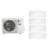 Aparat de aer condiționat multisplit Daikin Stylish cu patru unități interne, trei 5000 și una de 9000 BTU White - garanție 60 luni