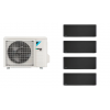 Aparat de aer condiționat multisplit Daikin Stylish cu patru unități interne, trei 5000 și una de 9000 BTU Black - garanție 60 luni