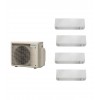 Aparat de aer condiționat multisplit Daikin Perfera cu patru unități interne, trei 5000 BTU și una de 12000 BTU - garanție 60 luni