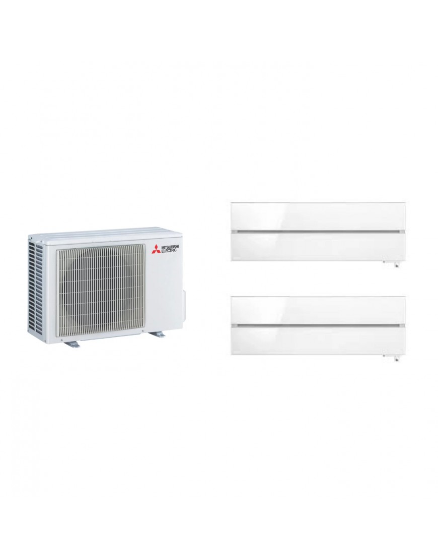 Aparat de aer condiționat multisplit Mitsubishi Electric cu două unități interne Kirigamine Deluxe 12000 BTU