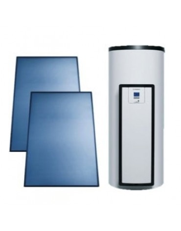 Соларен пакет VAILLANT auroSTEP VIH S2 250/4 B с гравитачно отводняване, за 4-5 човека 