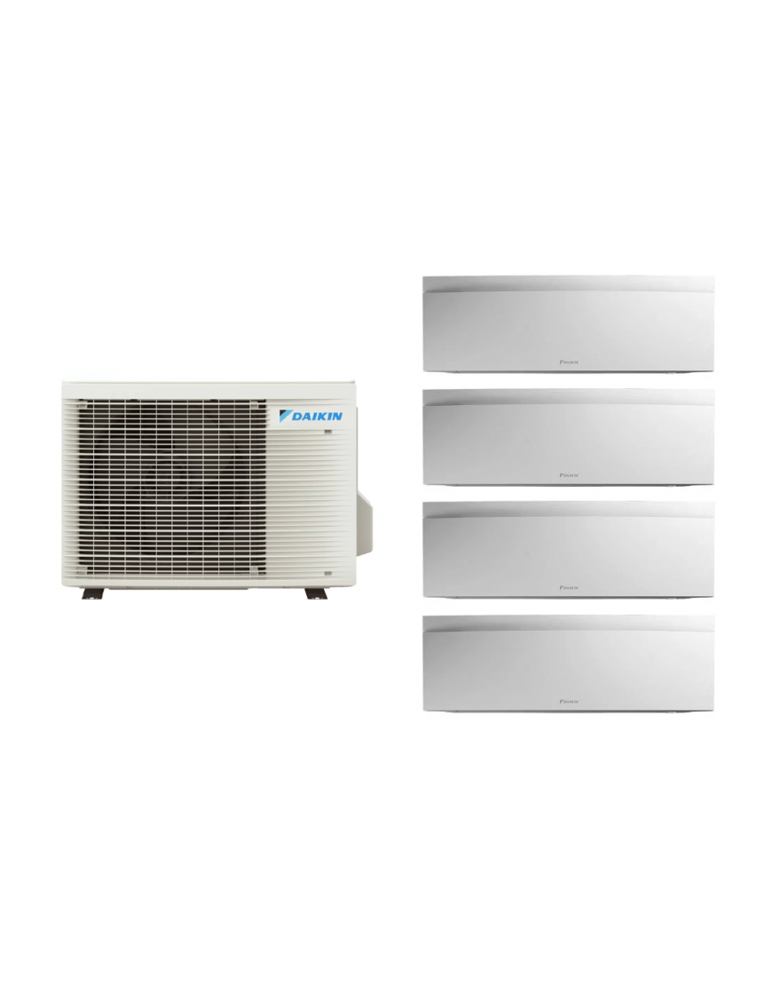 Aparat de aer condiționat multisplit Daikin EMURA cu patru unități interne, trei 7000 BTU și una de 12000 BTU White - garanție 60 luni