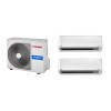 Aparat de aer condiționat multisplit TOSHIBA cu două unități interne DAISEIKAI 9000 și 12000 BTU