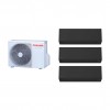 Aparat de aer condiționat multisplit TOSHIBA cu TREI unități interne EDGE Black 12000 BTU 