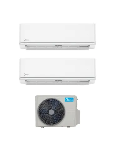 мултисплит климатик Midea cu две тела вътрешни 9000 BTU AG2Dura-09NXD0-I / M2OH-18HFN8-Q