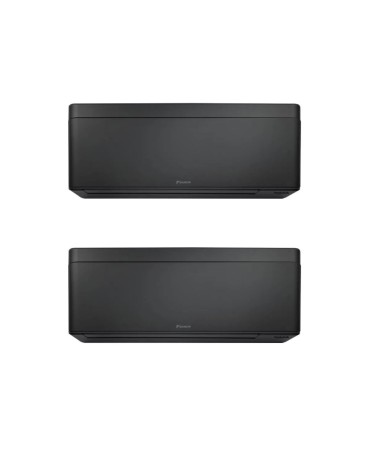 климатик dublu сплит Daikin Stylish cu две тела вътрешни 7000 BTU черни, 2xFTXA20CB + 2MXM40A, 5ANI Гаранция, ефект Коанда, сензор de присъствие, Flash Streamer, филтри сребърни йони.