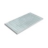 Stergator de picioare incastrabil ACO Self Vario, cu rama din aluminiu и gratar retea око 30/10, B125, 600x400x30mm