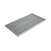 Stergator de picioare incastrabil ACO Self Vario, cu rama din aluminiu и gratar retea око 30/10, 750x500x30mm