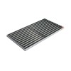 Stergator de picioare incastrabil ACO Self Vario, cu rama din aluminiu и gratar cu insertie de cauciuc, antracit, 750x500x30mm