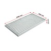 Stergator de picioare incastrabil ACO Self Vario, cu rama din aluminiu и gratar retea V, 1000x500x30mm
