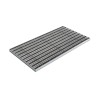 Stergator de picioare incastrabil ACO Self Vario, cu rama din aluminiu и gratar benzi textile и profile perie, 1000x500x30mm