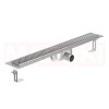 Rigola de dus din inox ACO ShowerDrain C cu flansa orizontala, gratar Square, дължина 785mm, h=92mm