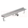 Rigola de dus din inox ACO ShowerDrain C cu flansa perete, gratar Wave, дължина 685mm, h=92mm