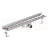 Rigola de dus din inox ACO ShowerDrain C cu flansa perete, gratar Massive, дължина 1085mm, h=92mm