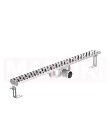 Rigola de dus din inox ACO ShowerDrain C без flansa, gratar Slot, дължина 1185mm, h=92mm
