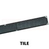 Rigola de dus din inox ACO ShowerDrain C cu flansa orizontala, gratar Tile, дължина 1085mm, h=69mm