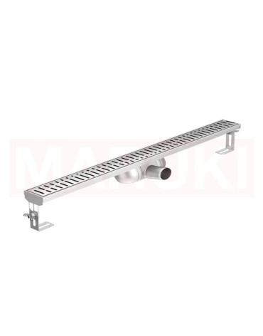 Rigola de dus din inox ACO ShowerDrain C без flansa, gratar Wave, дължина 685mm, h=69mm