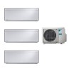 Daikin Стилен мултисплит климатик с две вътрешни тела 9000 и едно 12000 BTU Silver