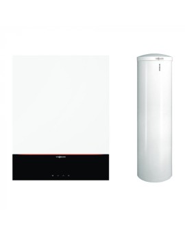 Pachet котел Viessmann Vitodens 200-W 25kW cu afisaj digital 3.5" cu бойлер monovalent Vitocell 200 litri