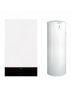 Pachet котел Viessmann Vitodens 100-W S1 25kW, бойлер monovalent Vitocell 200 litri, комплект за отвод ВКЛЮЧЕН