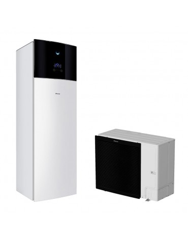 Термопомпа за отопление, охлаждане и битова гореща вода, Daikin Altherma 3 RF 11kW EBVX11S18D9W-ERLA11DW с резервоар 180L