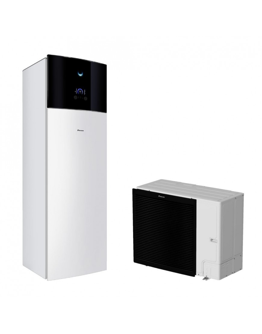 Термопомпа за отопление и битова гореща вода Daikin Altherma 3 RF 14kW EBVH16S23D6V-ERLA14DV с бойлер 230L