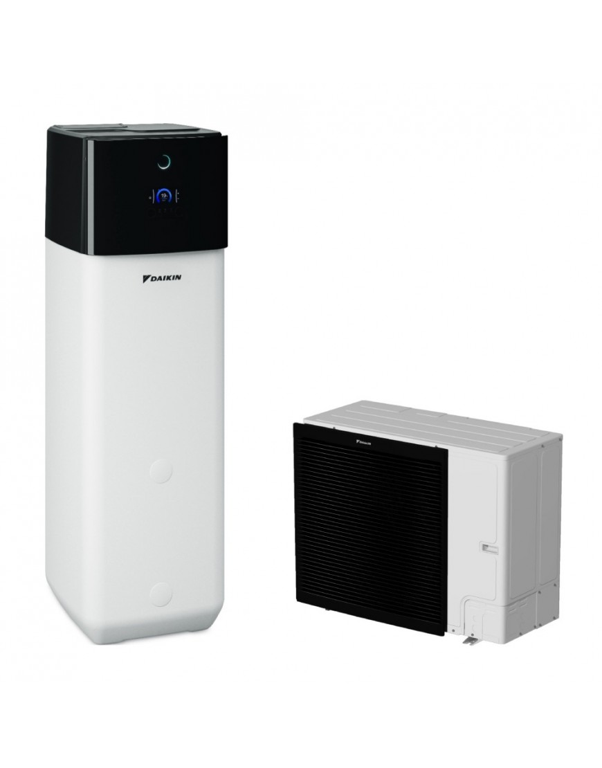 Термопомпа за отопление, охлаждане и битова гореща вода, Daikin Altherma 3 R ECH2O 11kW EBSX11P30D-ERLA11DW с резервоар 290L