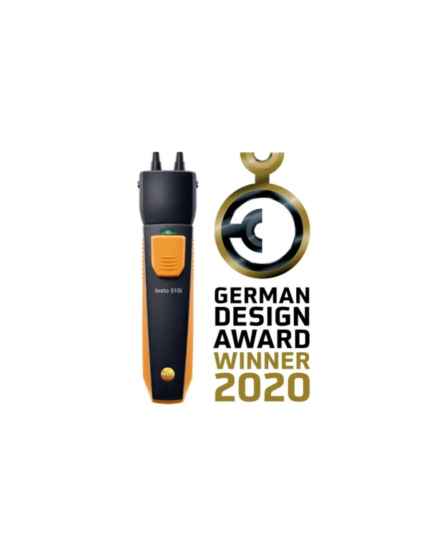 Testo 510i - Manometru diferențial cu Bluetooth și aplicație pentru mobil