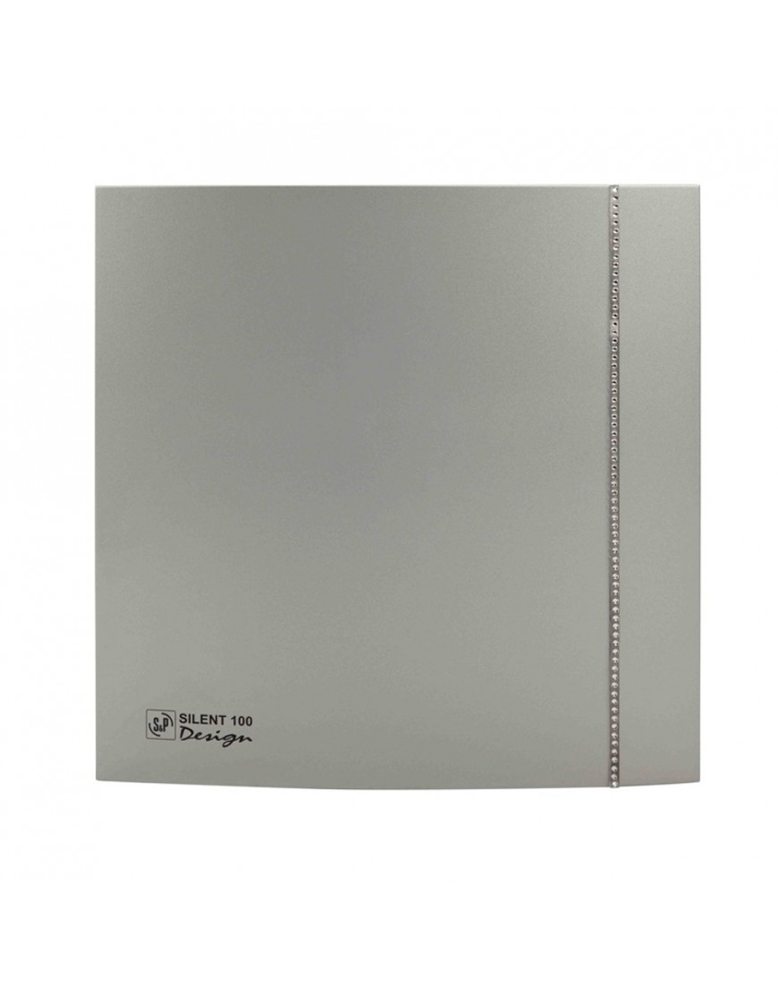 Аспиратор за баня Soler & Palau Silent 100 CZ Silver Design Swarovski