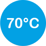 Temperatură maximă 70°C