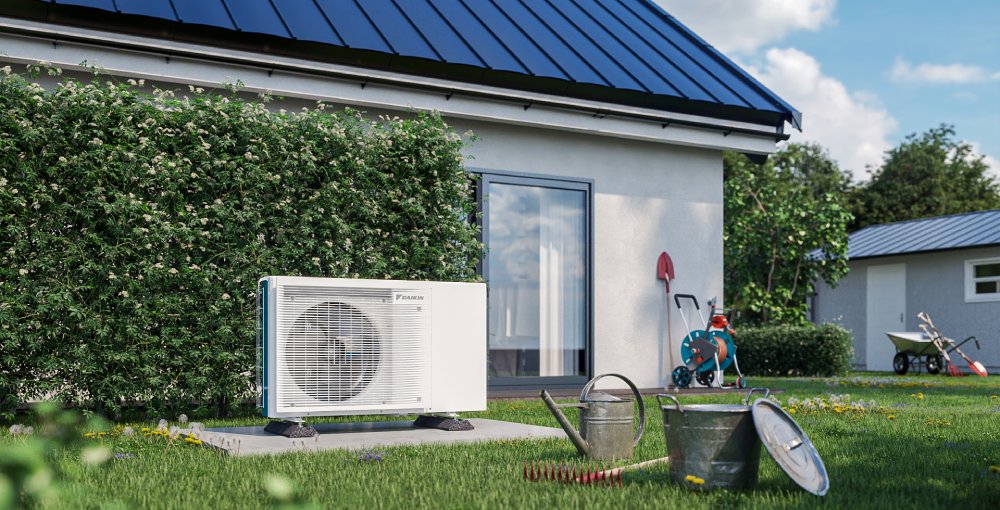 Pompă de căldură Daikin Altherma 3 M EDLA04EV3 4 kW monobloc — ambient exterior
