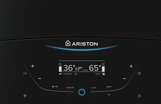 Design premium afișaj LCD Ariston Alteas One