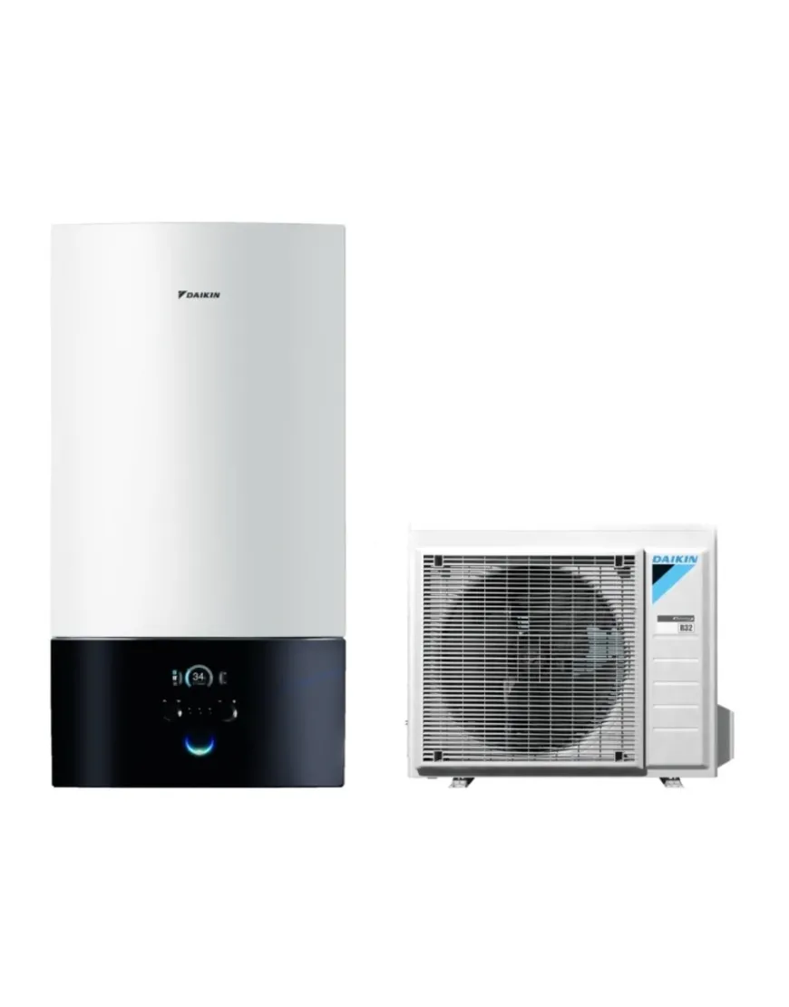 Pompă de căldură Daikin Altherma 3 R W EHBH08E9W ERGA06EV încălzire refrigerant-split 6kW