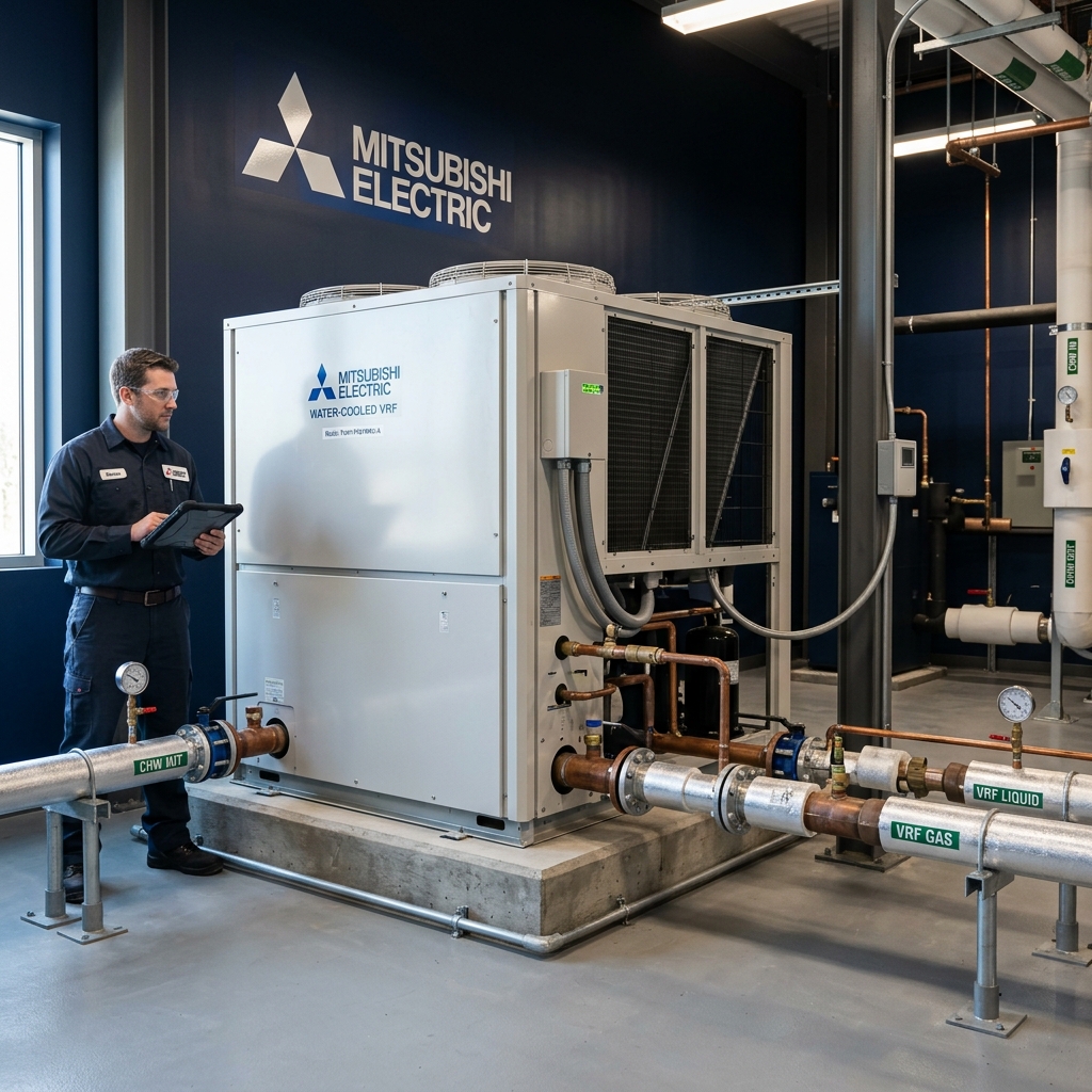 Mitsubishi Electric VRF R2 Next Stage instalare comercială